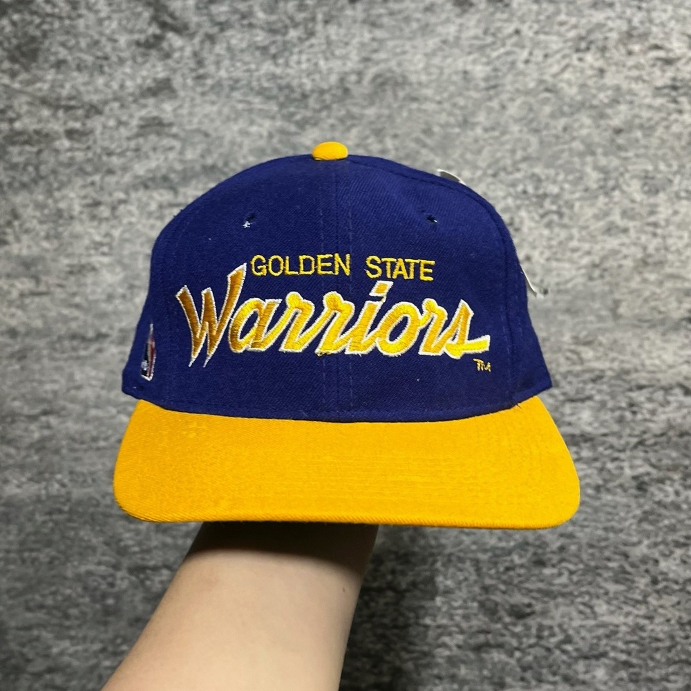 NWT Vintage Golden State Warriors Sports Specialties Script‎ Hat Fitted Size 7